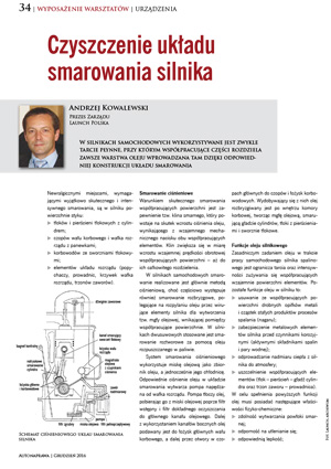 Czyszczenie układu smarowania silnika Nr 12 2016