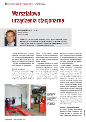 Warsztatowe urządzenia stacjonarne Nr 7 8 2016