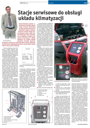 Stacje serwisowe do obsługi układu klimatyzacji Nr 2 2014