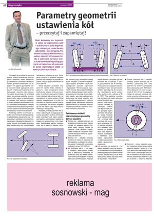 Parametry geometrii ustawienia kół Nr 9 2014